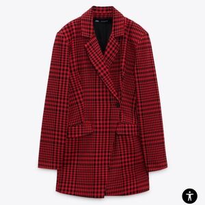 NEW Zara - HOUNDSTOOTH JUMPSUIT DRESS